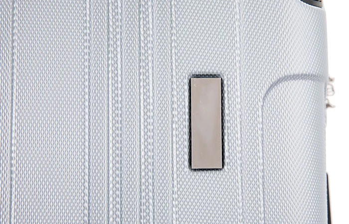 Segmented Striped Abs Luggage